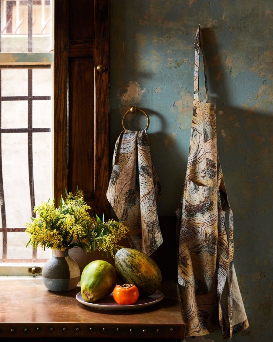 Homewares Kip&Co Aprons, Tea Towels & Mitts | Likara Linen Apron