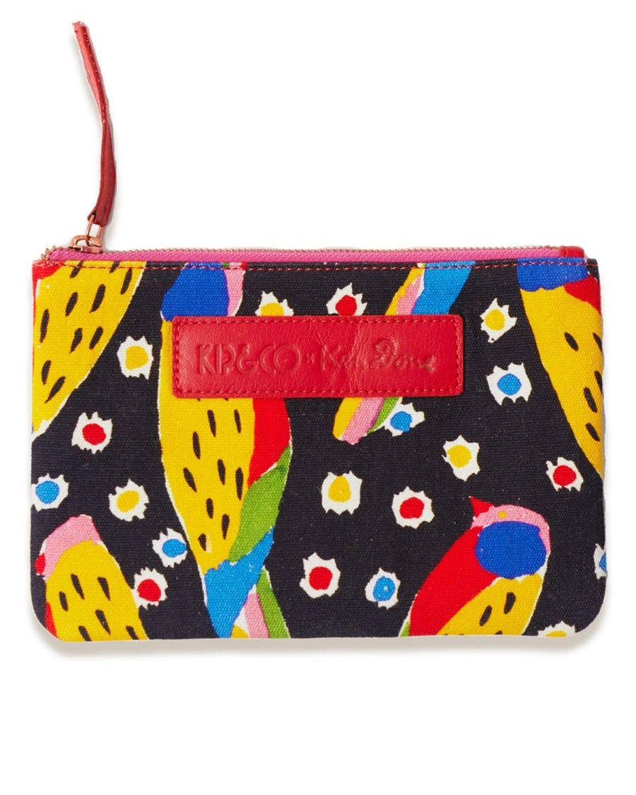 Homewares Kip&Co Cosmetic Purses | Kip&Co X Ken Done Parrot Party Cosmetics Purse