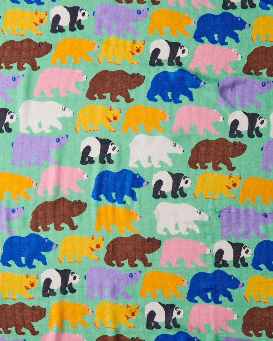 Bedding Kip&Co Swaddles | Can'T Bear It Bamboo Swaddle