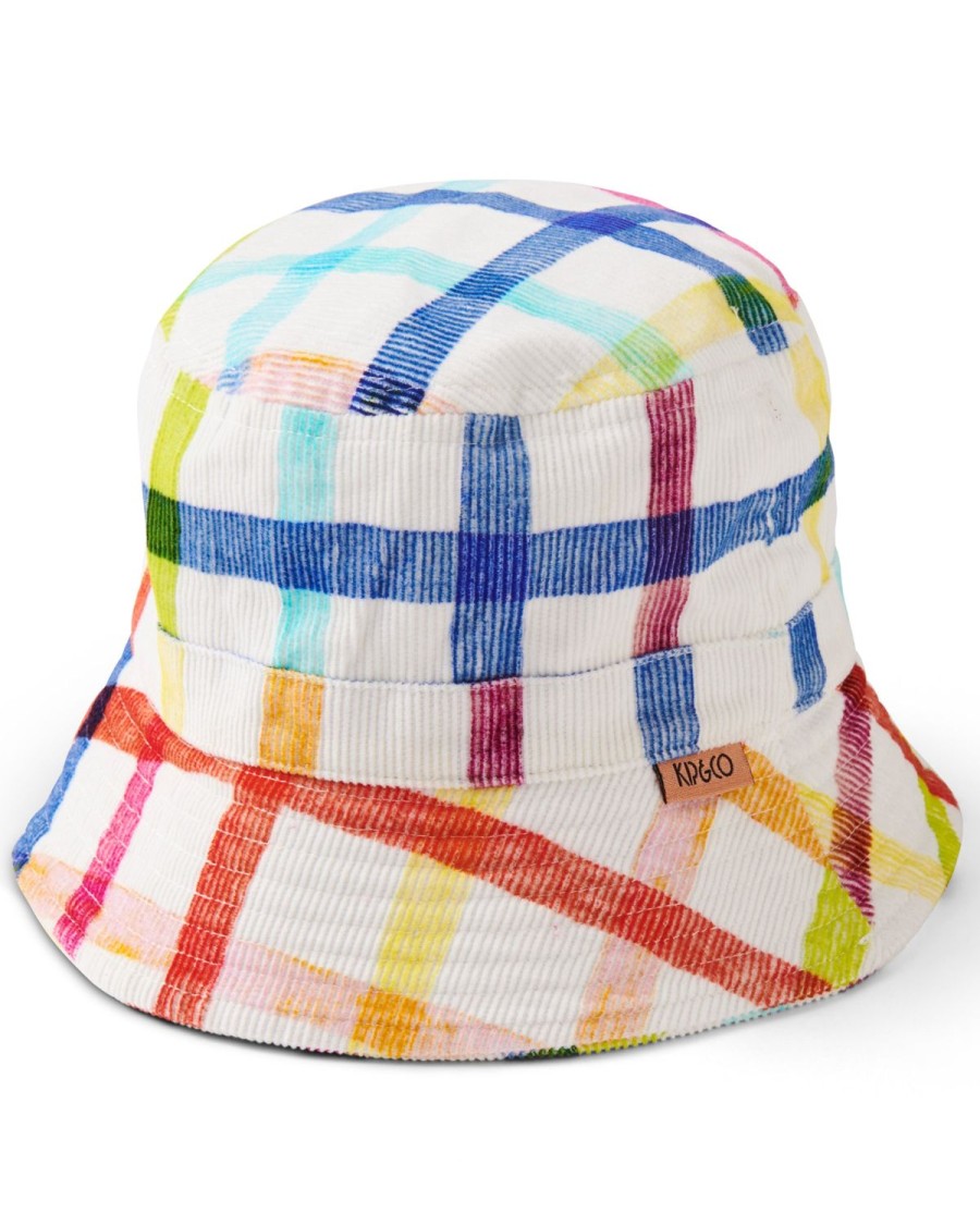 Apparel Kip&Co Accessories | Picnic Check Corduroy Bucket Hat