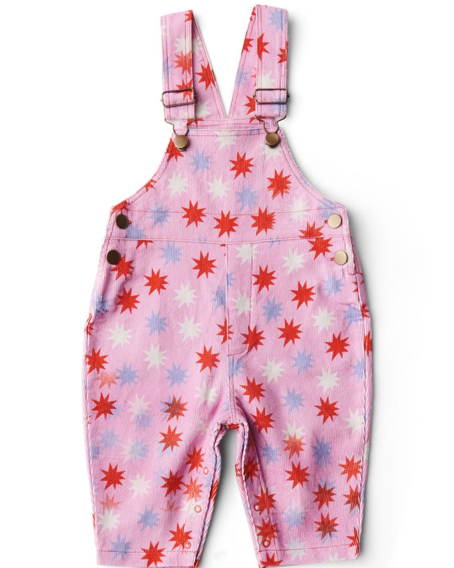 Apparel Kip&Co Bottoms | Be A Star Baby Corduroy Overalls