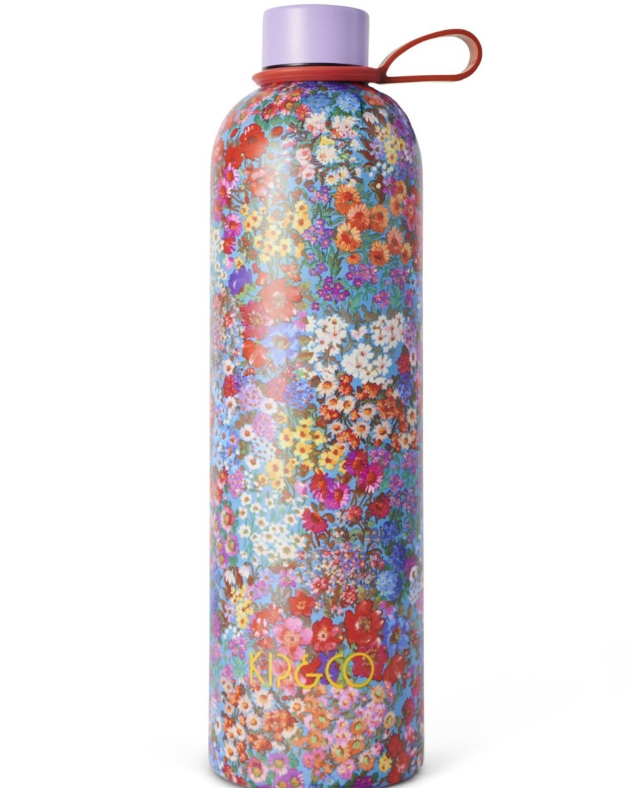 Homewares Kip&Co Reusable Drinkware | Forever Floral Blue Drink Bottle