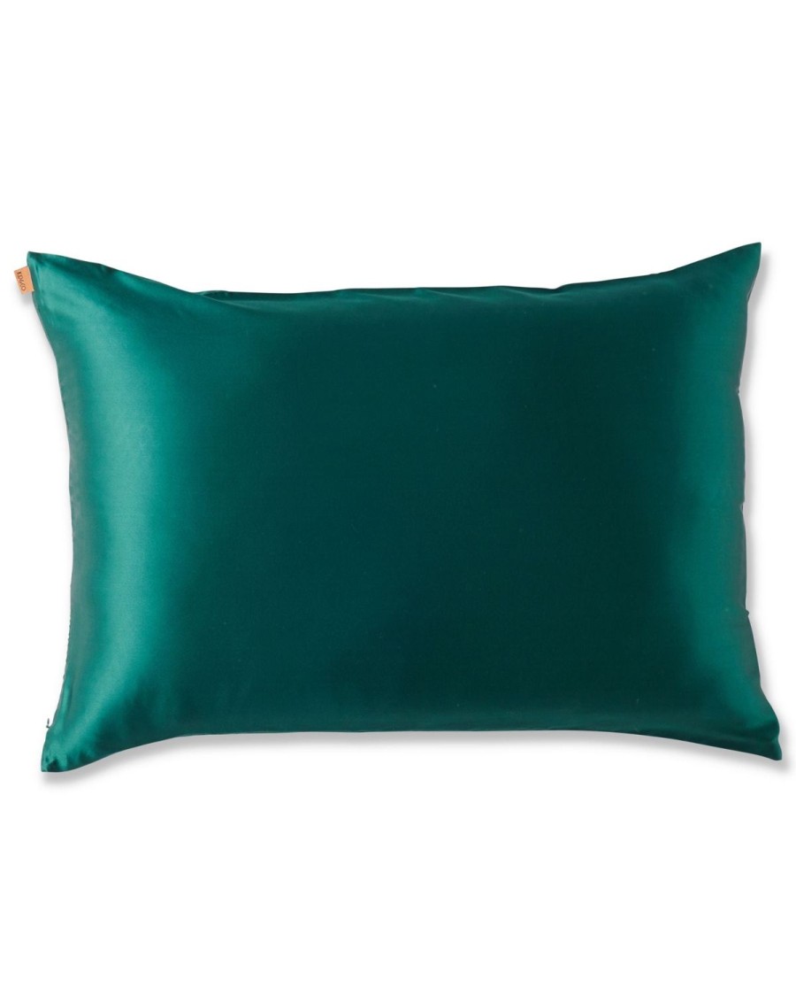 Bedding Kip&Co Pillowcases | Botanica Green Silk Pillowcase