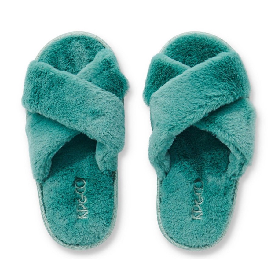 Kid Kip&Co | Jade Green Kids Slippers