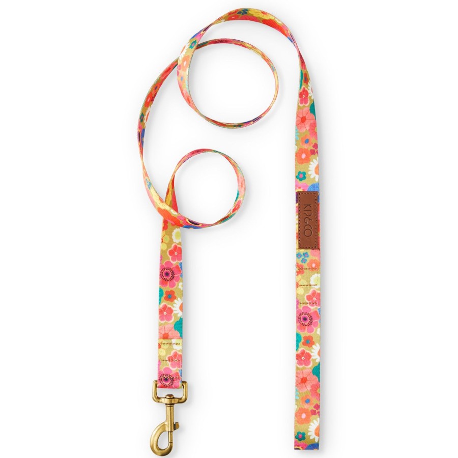 Homewares Kip&Co Dog Leads | Flower Bed Dog Lead