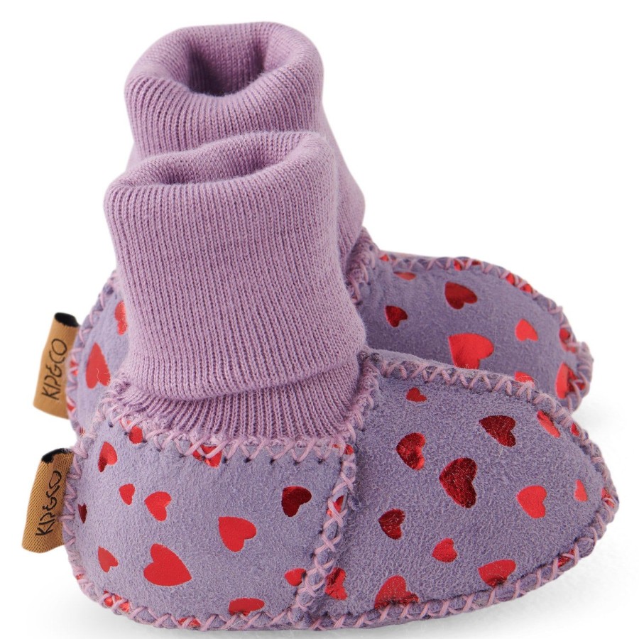 Apparel Kip&Co Booties | Big Love Lilac Baby Booties