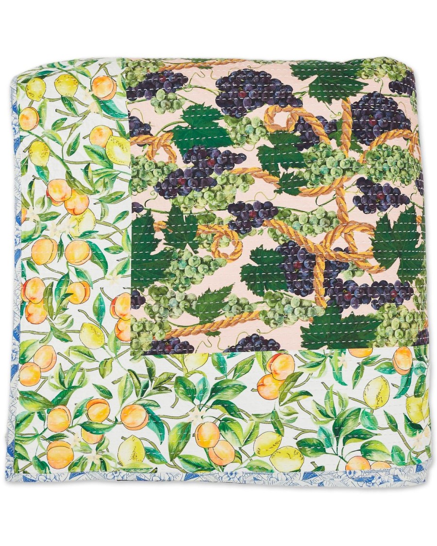 Bedding Kip&Co Bedspreads | Floral State Of Mind Kantha Throw