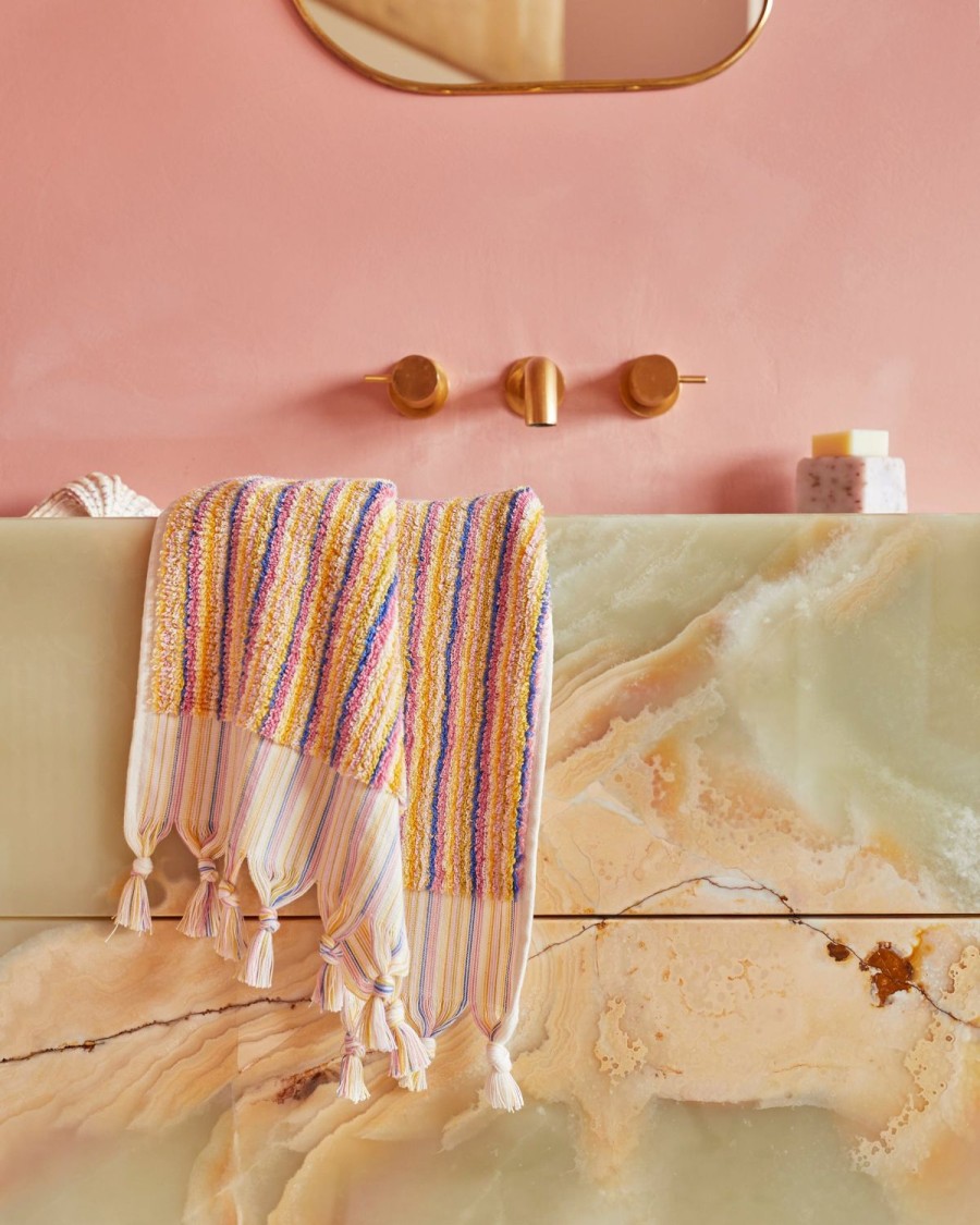 Homewares Kip&Co Towels | Candy Lane Fine Lines Turkish Hand Towel