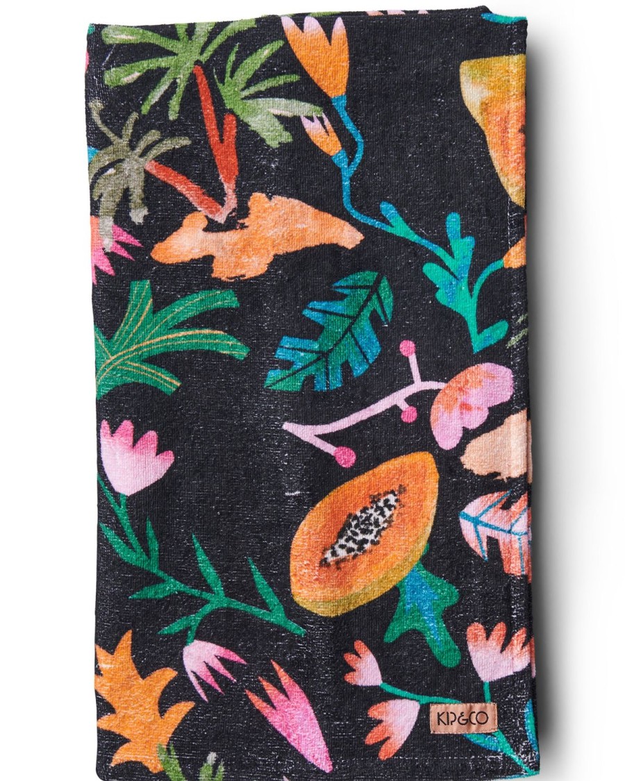 Homewares Kip&Co Towels | Polynesian Castaway Printed Terry Hand Towel