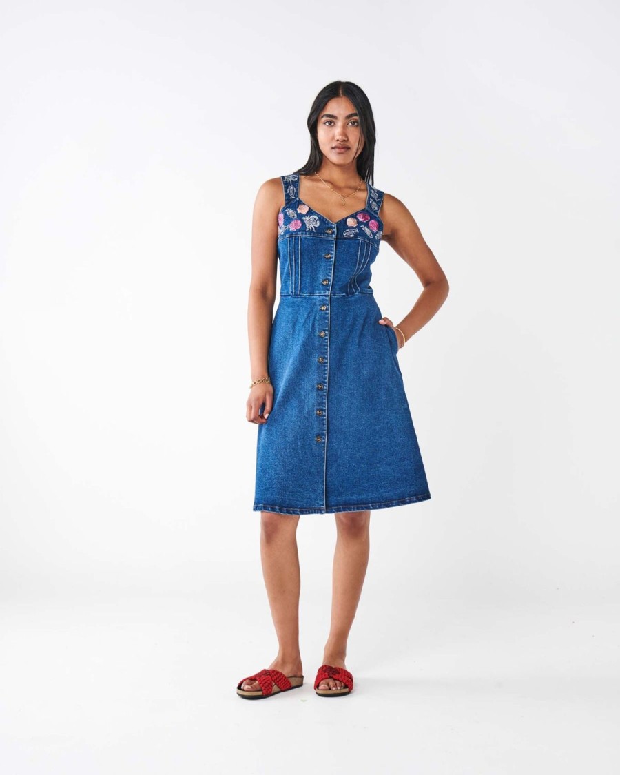 Apparel Kip&Co Dresses & Jumpsuits | The Cape Denim Dress