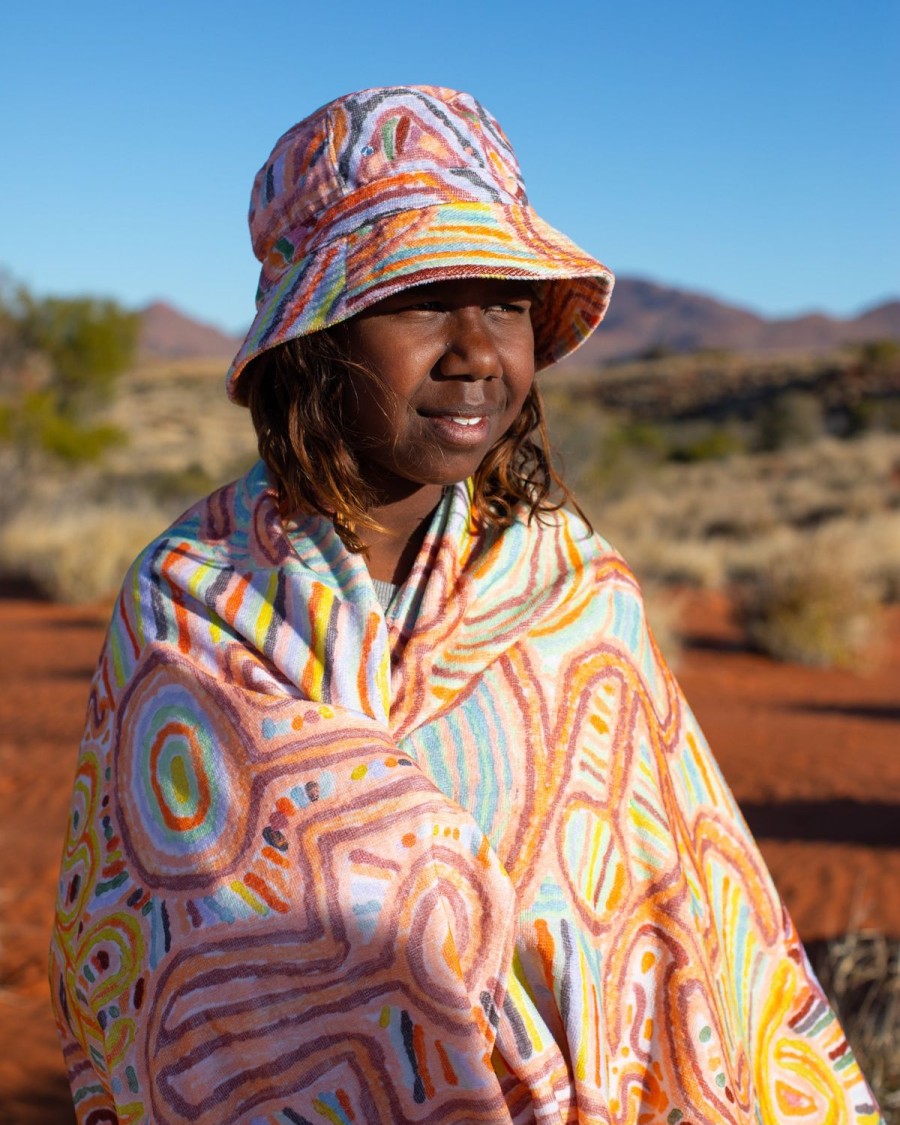 Apparel Kip&Co Accessories | Ngayuku Ngura Terry Bucket Hat