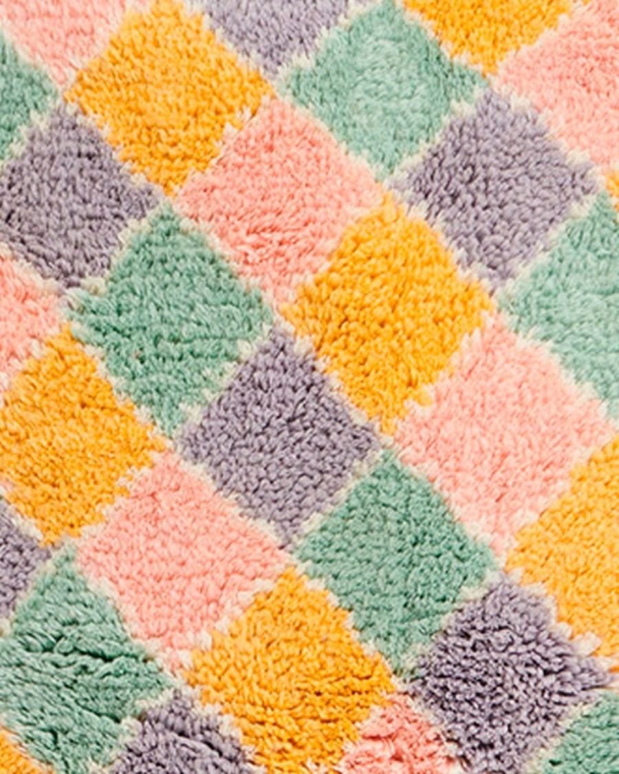 Homewares Kip&Co Rugs & Floor Mats | Harlequin Pastel Wool Shag Rug