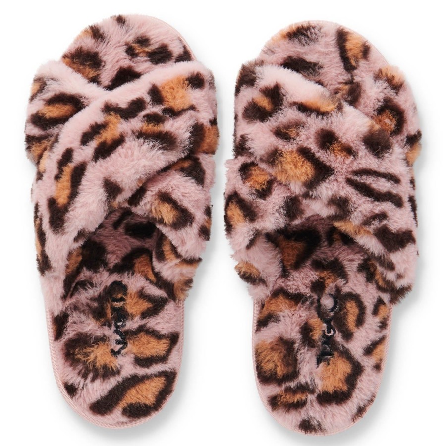 Kid Kip&Co | Pink Cheetah Kids Slippers