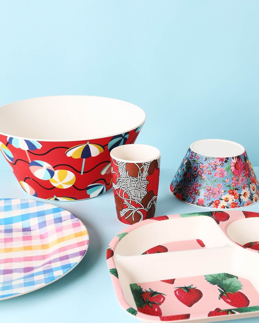 Homewares Kip&Co Bamboo Melamine | Forever Floral Cereal Bowl 2P Set