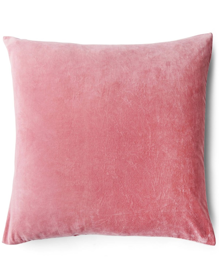 Bedding Kip&Co European Pillowcases | Dusty Rose Velvet European Pillowcases