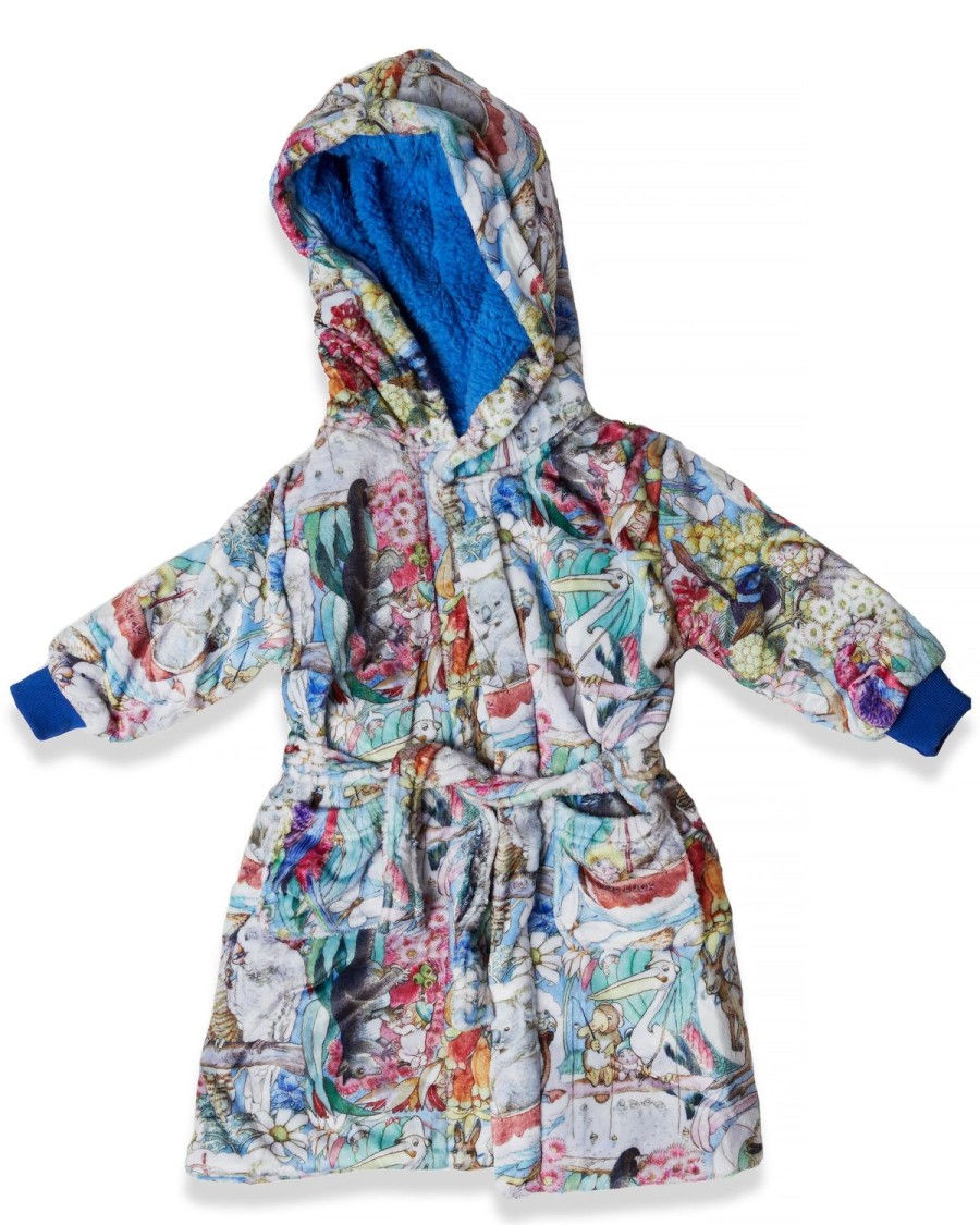 Apparel Kip&Co Kid Robes | Kip&Co X May Gibbs Bush Friends Kuddle Kids Robe