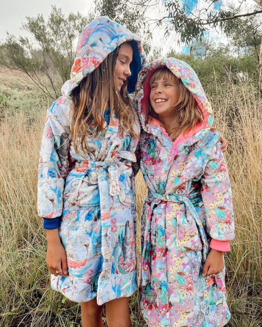 Apparel Kip&Co Kid Robes | Kip&Co X May Gibbs Bush Friends Kuddle Kids Robe