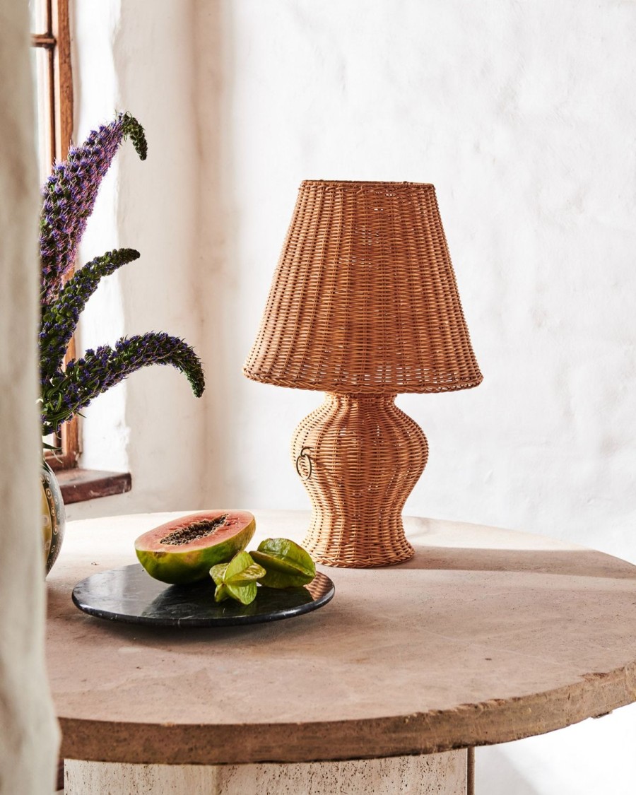 Homewares Kip&Co Lighting | Le Parisian Rattan Lamp