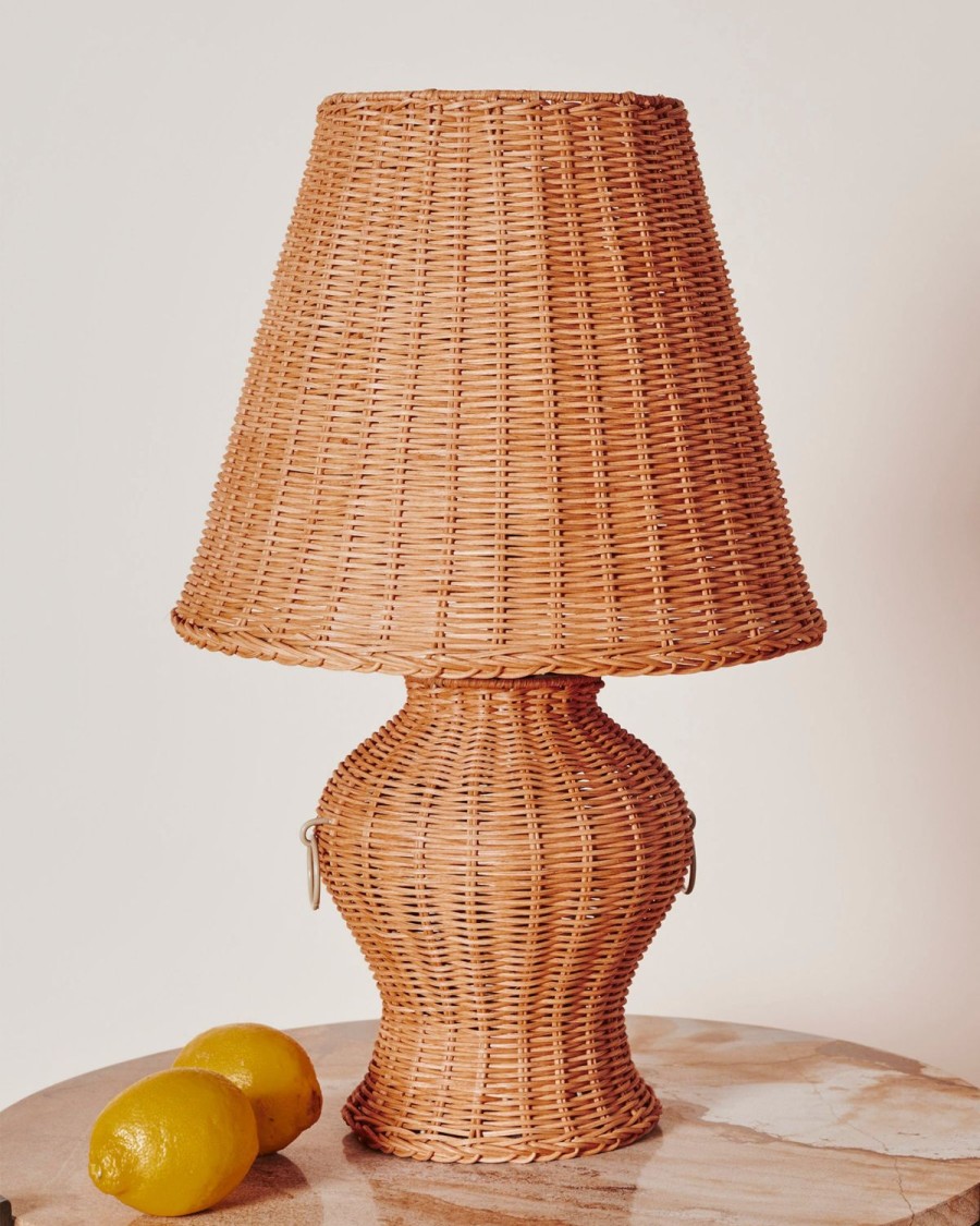 Homewares Kip&Co Lighting | Le Parisian Rattan Lamp