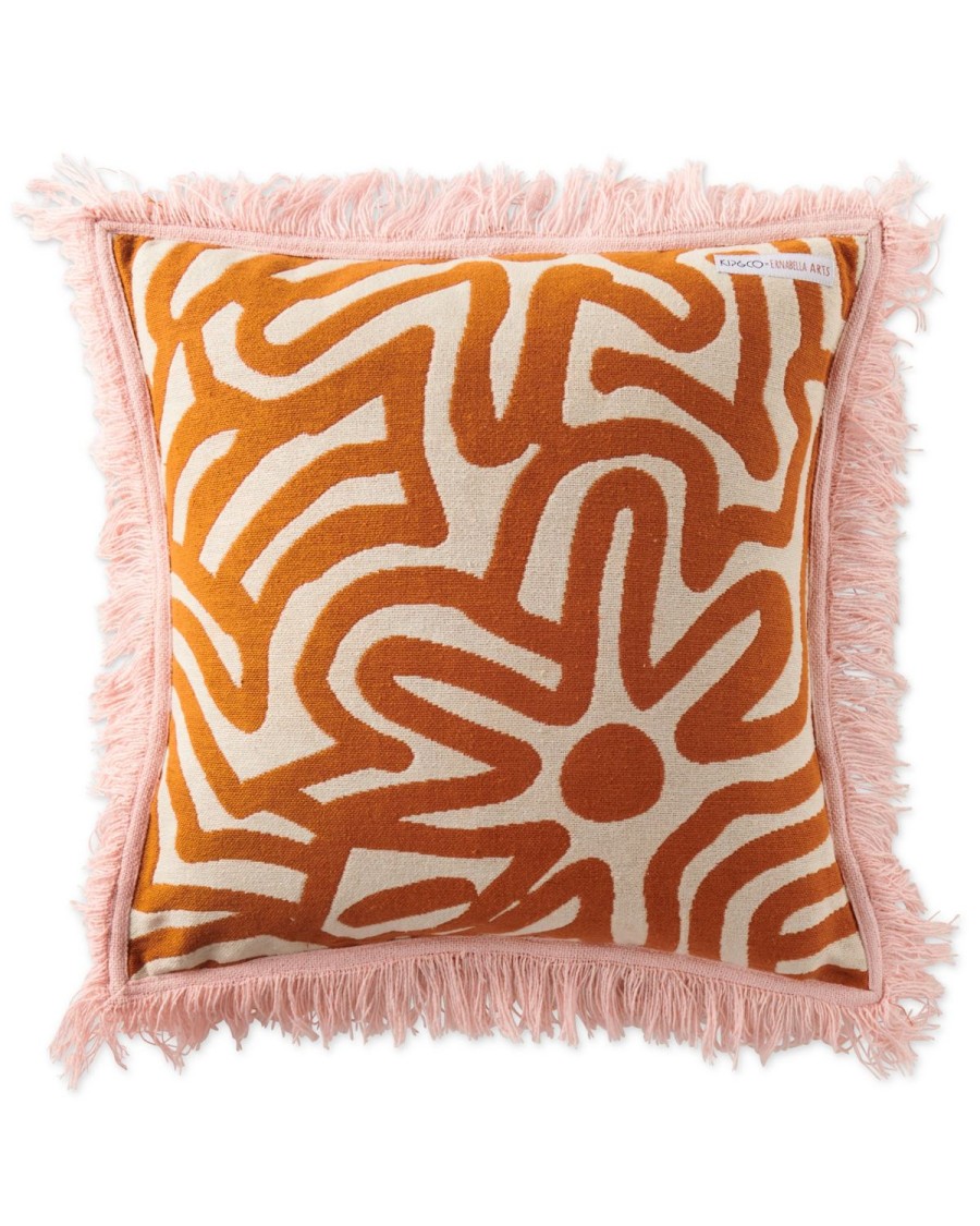 Homewares Kip&Co Cushions | Kalaya Tjukurpa Sand Woven Cushion