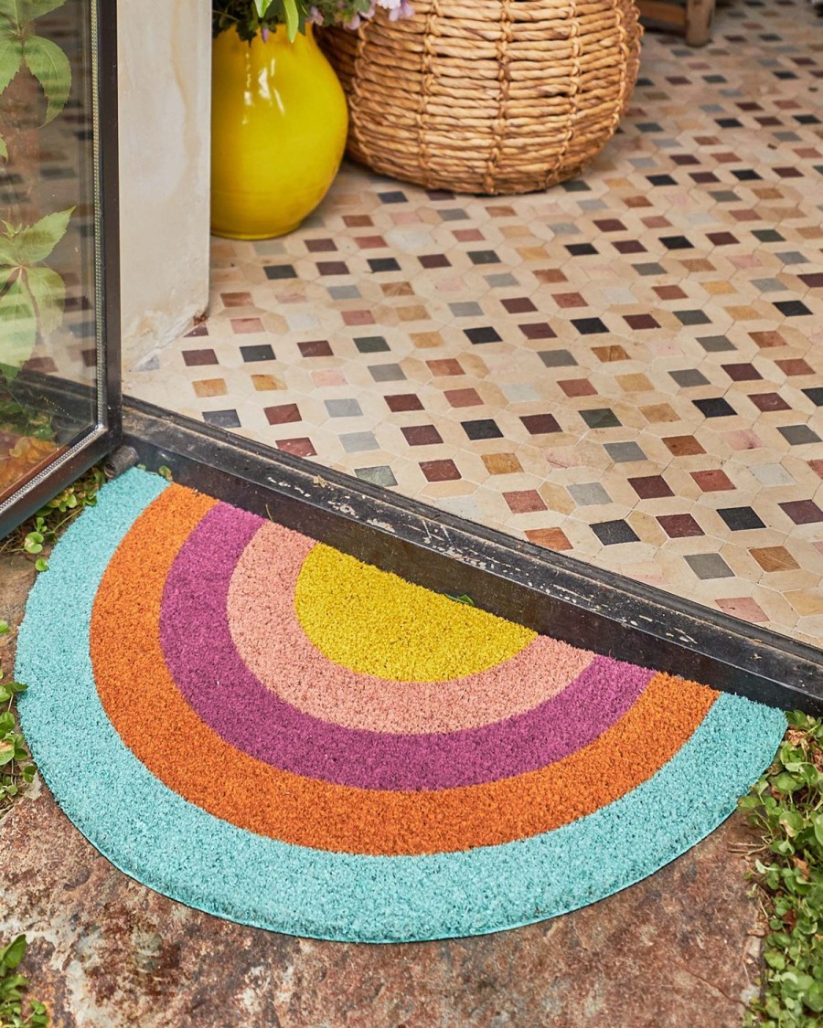 Homewares Kip&Co Door Mats | Rainbow Coir Door Mat