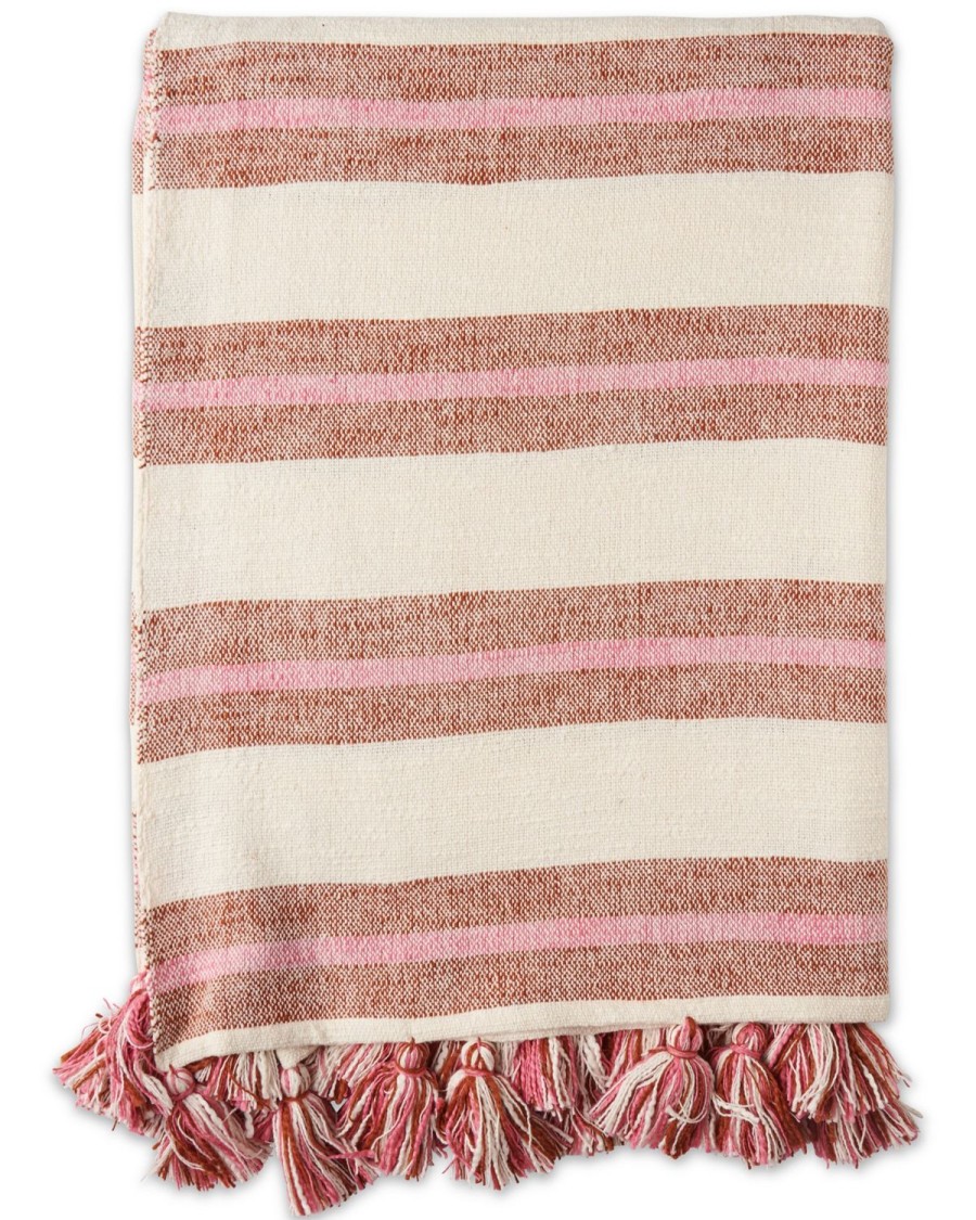 Bedding Kip&Co Blankets & Throws | Foxy Stripe Casablanca Throw