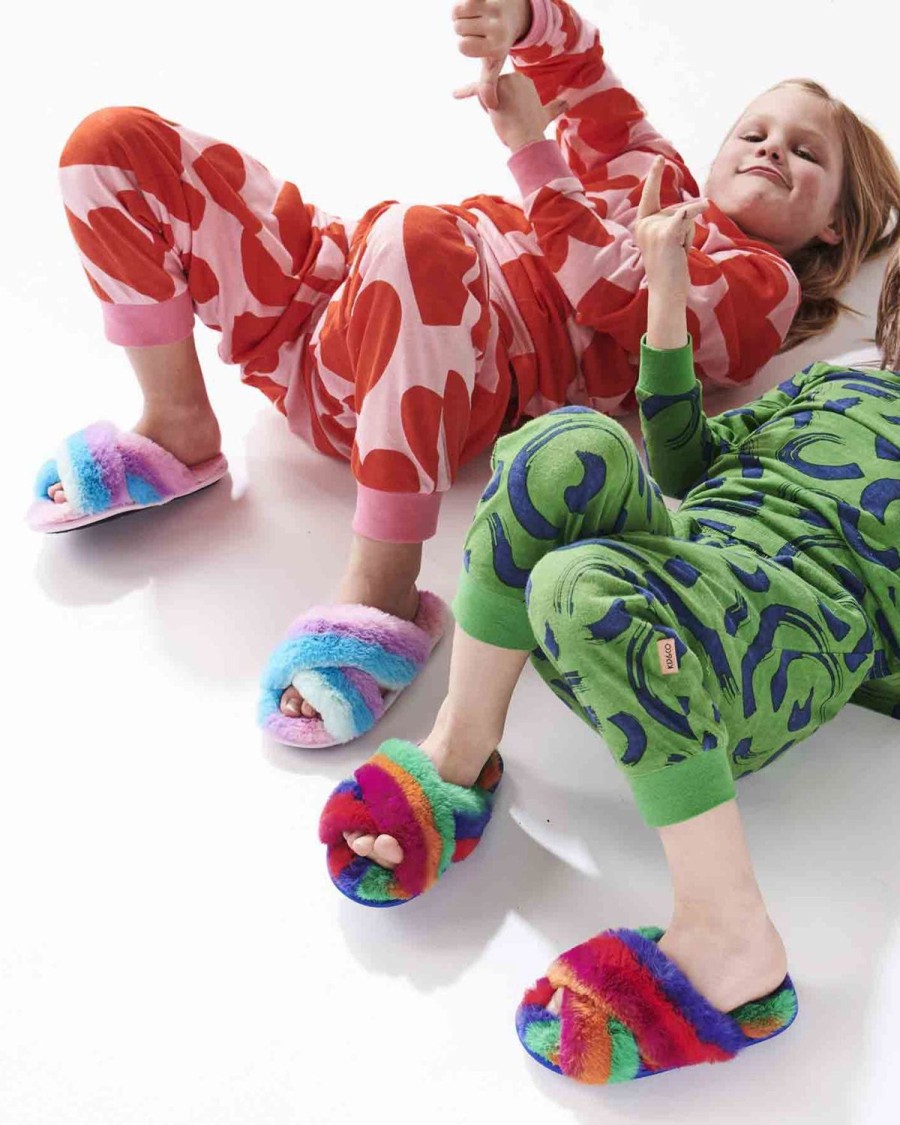 Kid Kip&Co | Rainbow Blast Kids Slippers