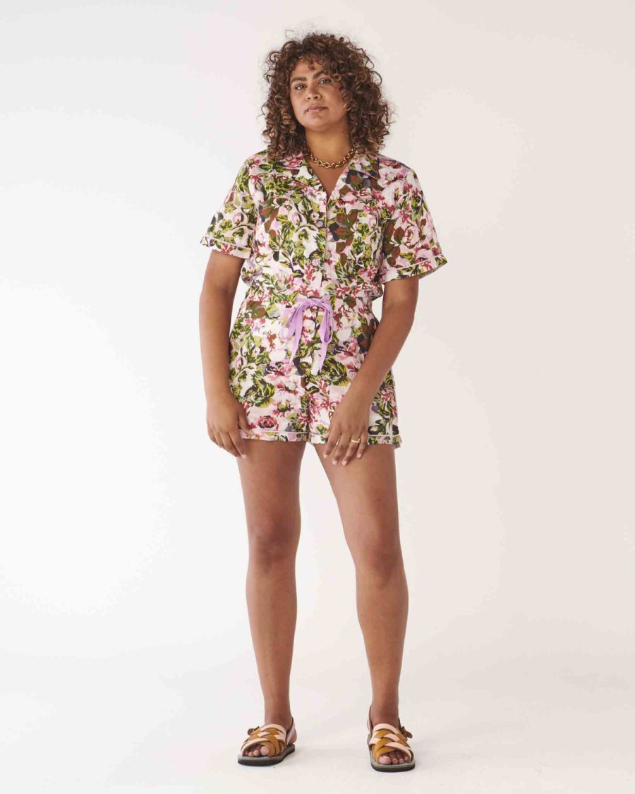 Apparel Kip&Co Dresses & Jumpsuits | Garden Path Linen Playsuit