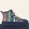 Kid Kip&Co | Piccolini X Kip&Co Big Stripe High Top Sneaker