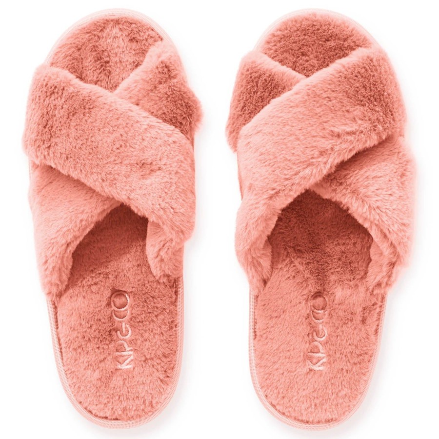 Apparel Kip&Co Adult Slippers & Boots | Blush Pink Adult Slippers