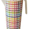 Homewares Kip&Co Bamboo Melamine | Picnic Check Water Jug