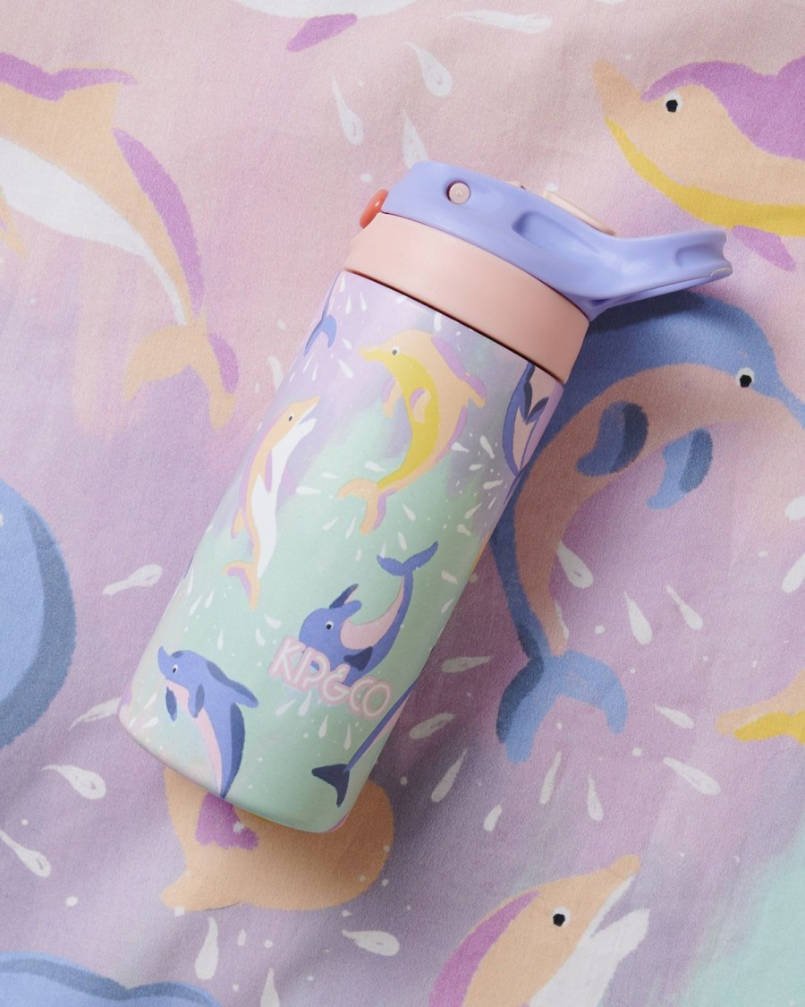 Homewares Kip&Co Reusable Drinkware | Dolphin Magic Kids Drink Bottle