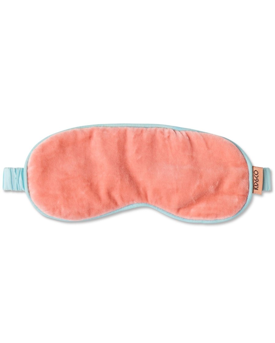 Homewares Kip&Co Eye Masks | Coral Velvet Eye Mask