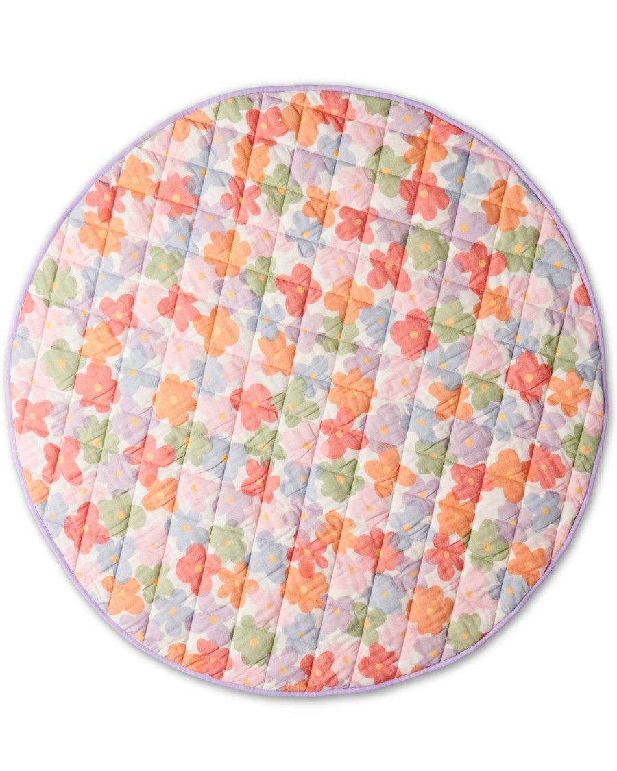 Baby Kip&Co Play Mats | Paper Daisy Organic Cotton Quilted Baby Play Mat