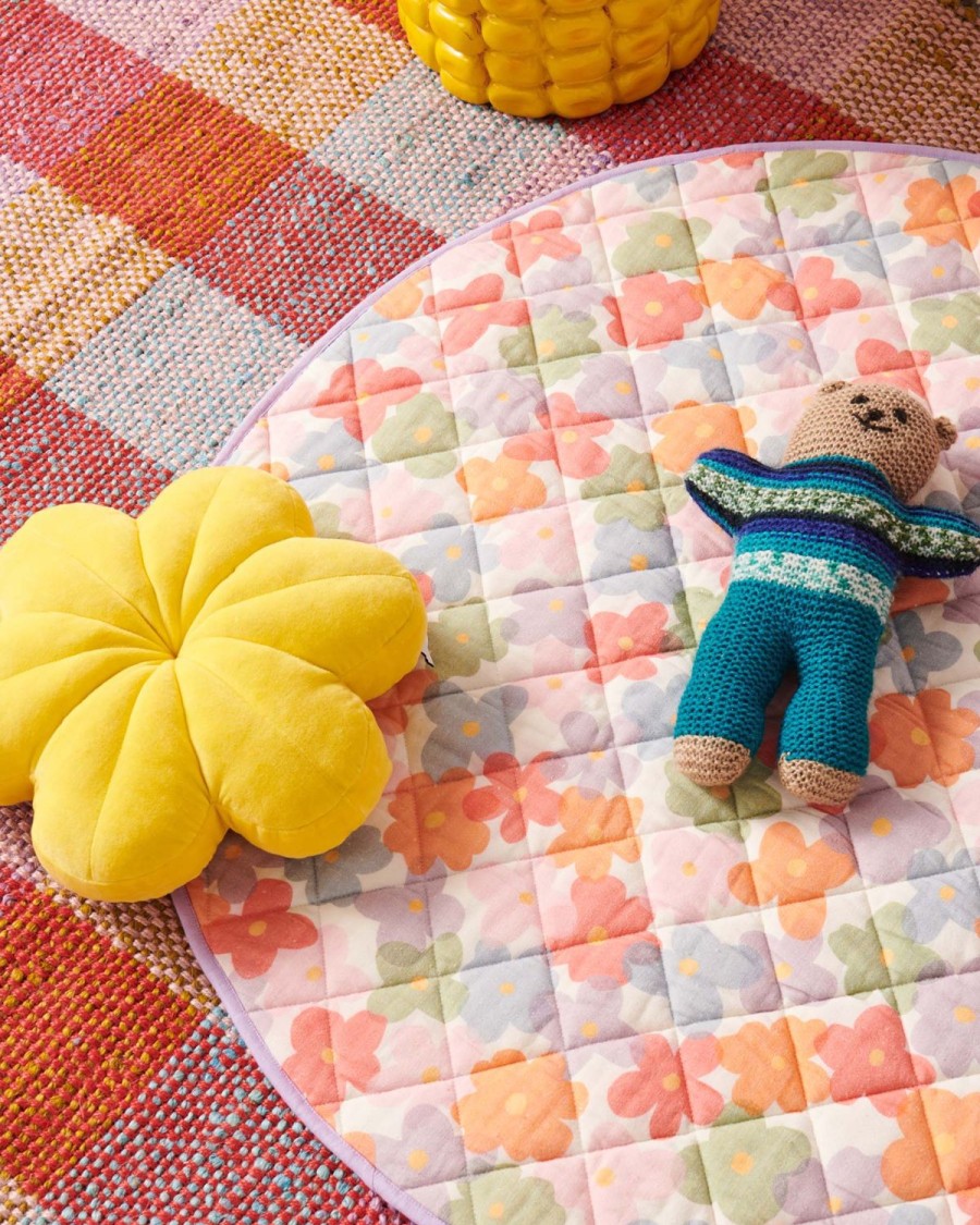 Baby Kip&Co Play Mats | Paper Daisy Organic Cotton Quilted Baby Play Mat