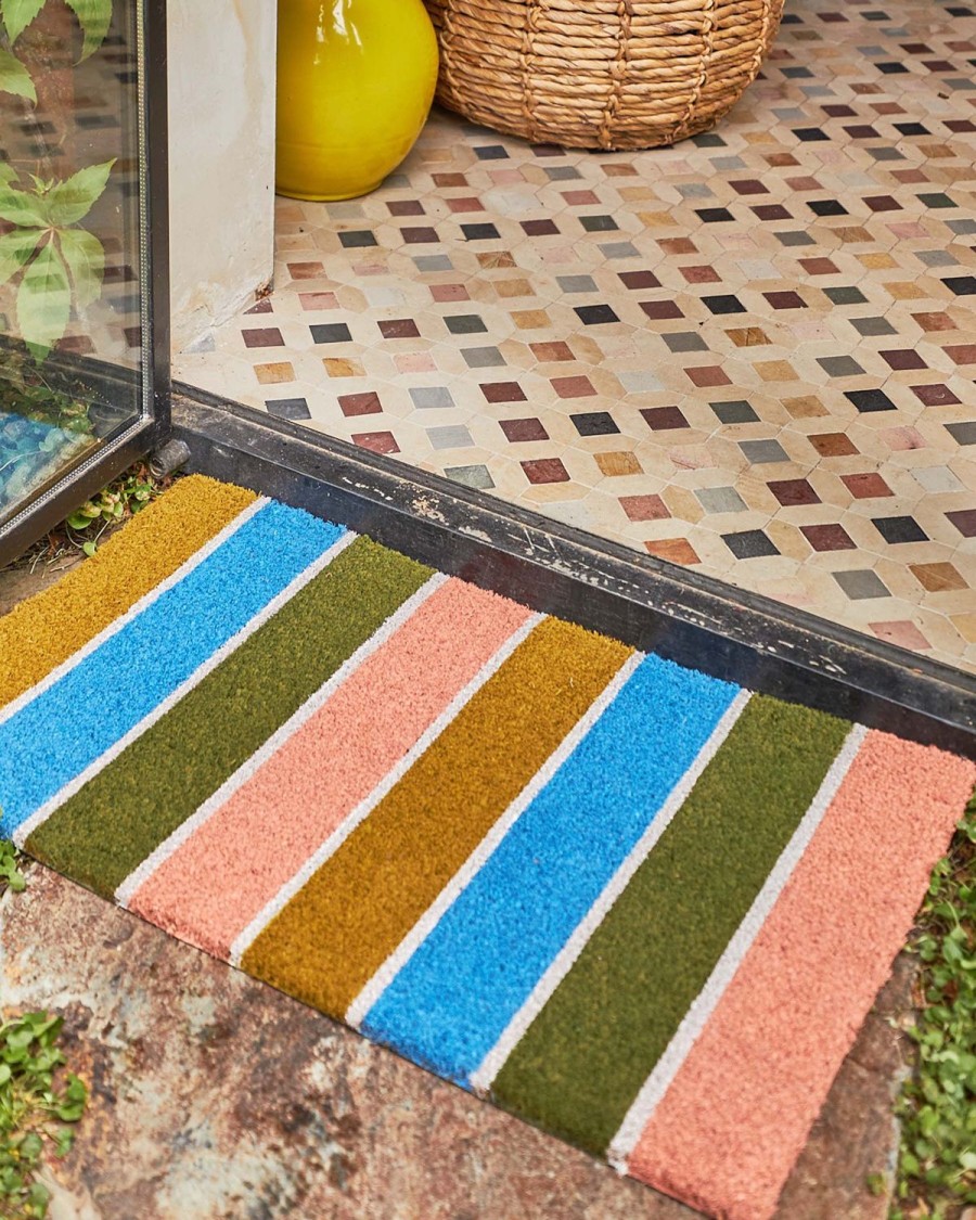 Homewares Kip&Co Door Mats | Majorca Stripe Coir Door Mat