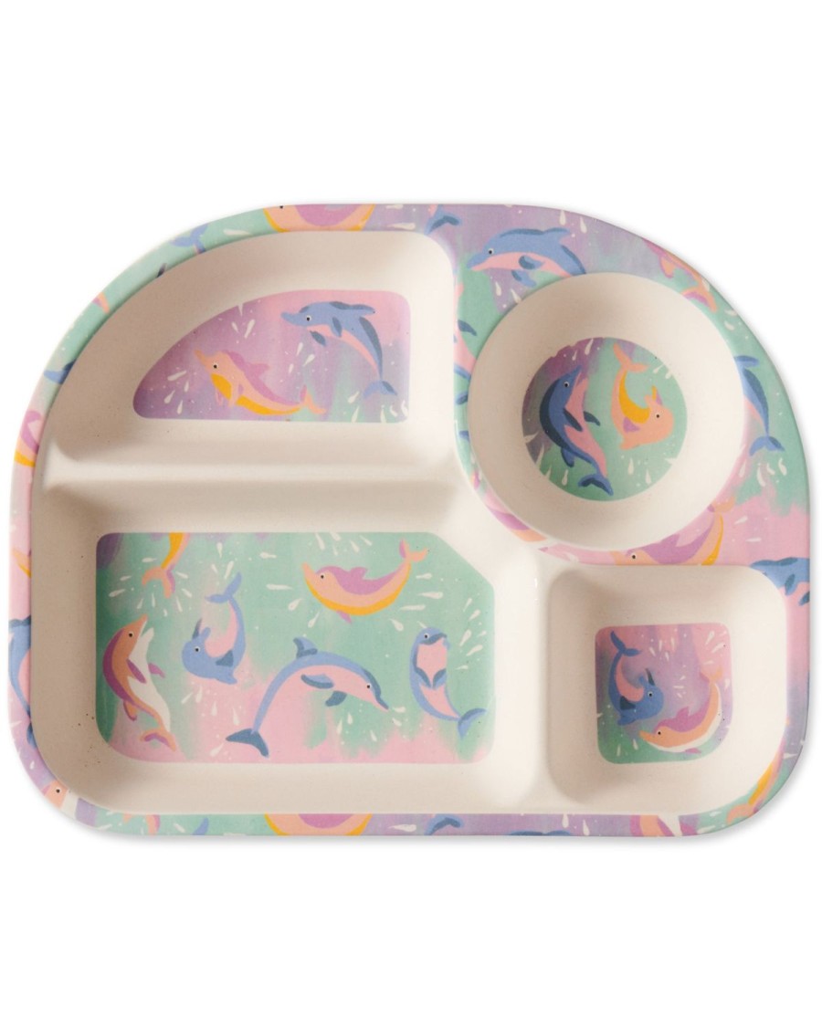 Homewares Kip&Co Bamboo Melamine | Dolphin Magic Bento Tray