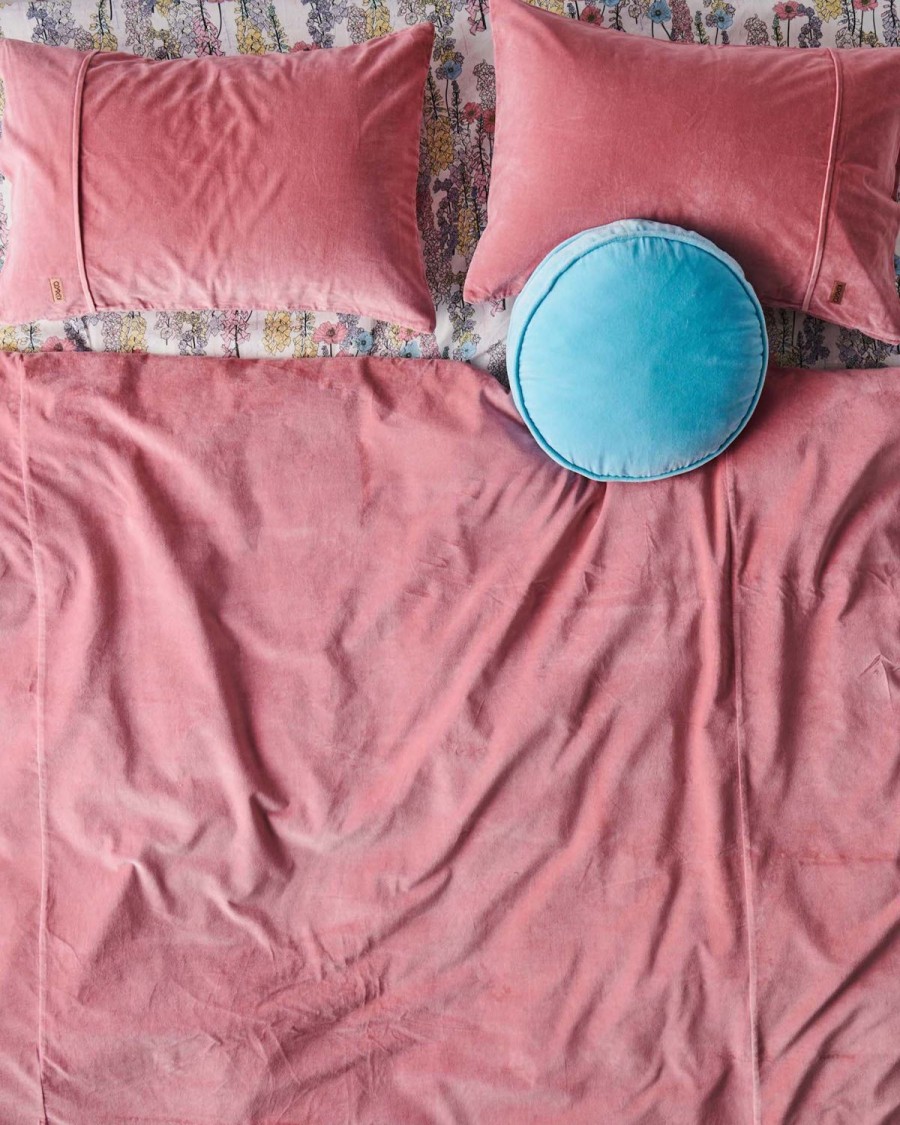 Bedding Kip&Co Pillowcases | Dusty Rose Velvet Pillowcases