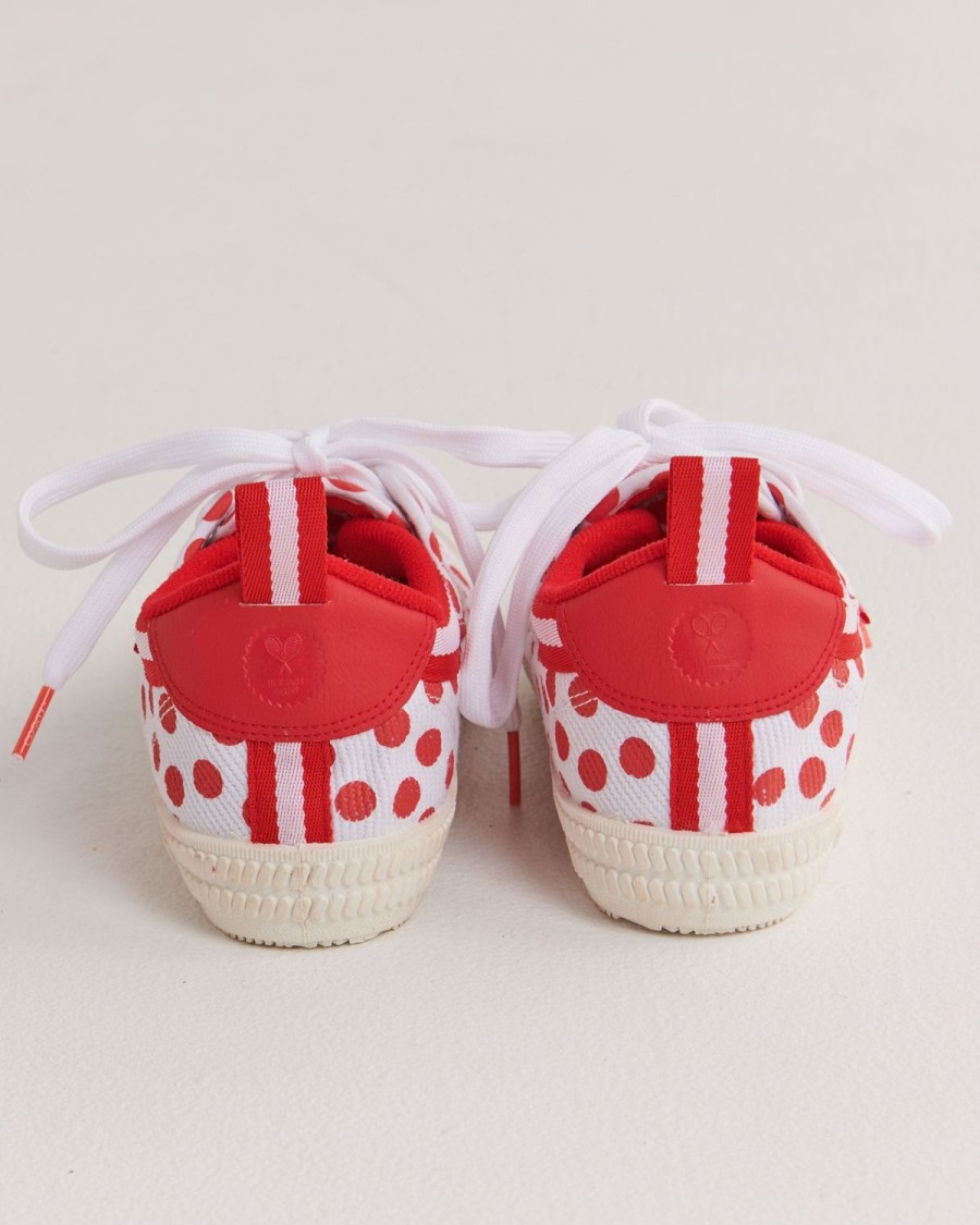 Kid Kip&Co | Volley X Kip&Co Red Polka Dot Heritage Low Sneaker