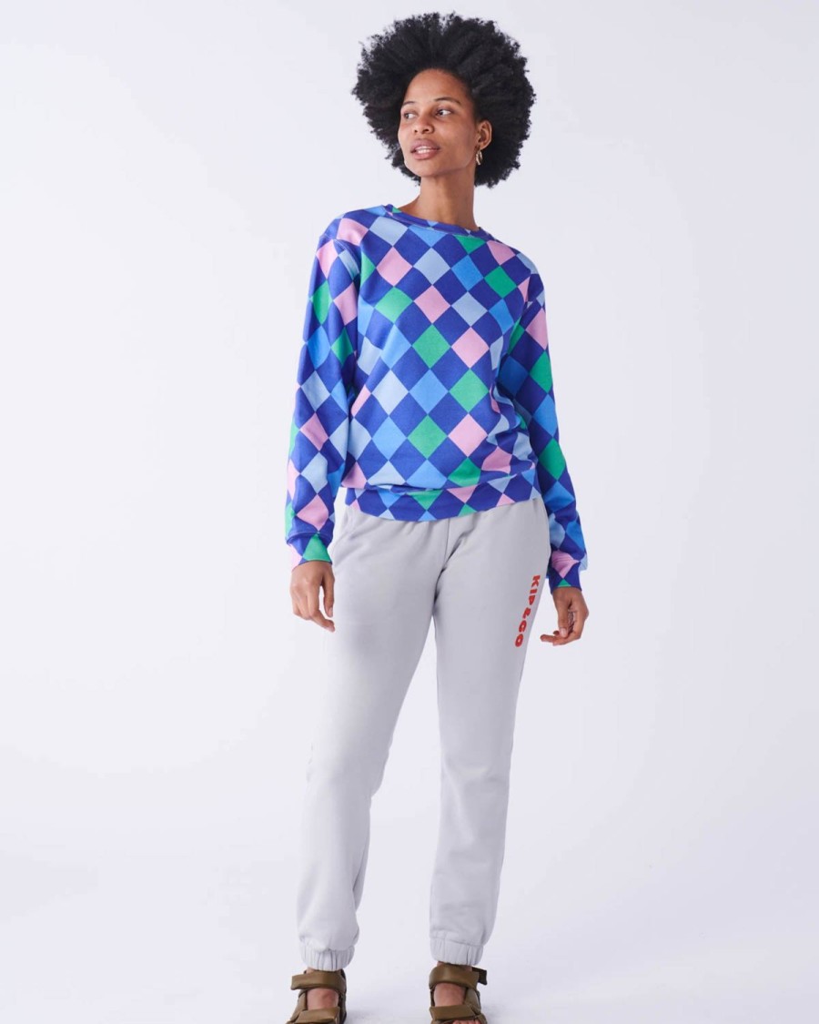 Apparel Kip&Co Tops | Harlequin Adult Organic Cotton Sweater