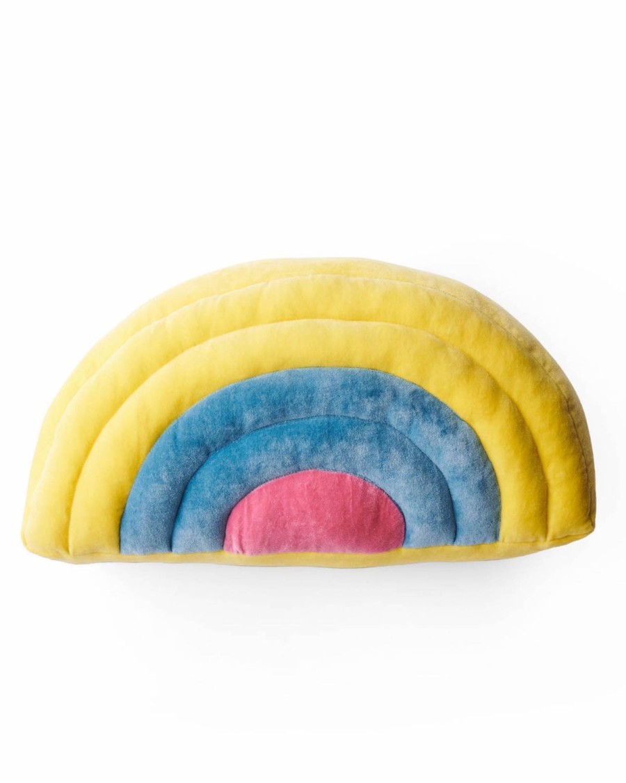 Homewares Kip&Co Cushions | Dreamer Velvet Rainbow Cushion