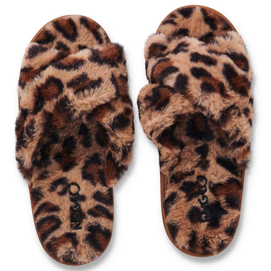 Apparel Kip&Co Adult Slippers & Boots | Cheetah Adult Slippers