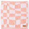 Homewares Kip&Co Towels | Checkerboard Pink Terry Face Washer