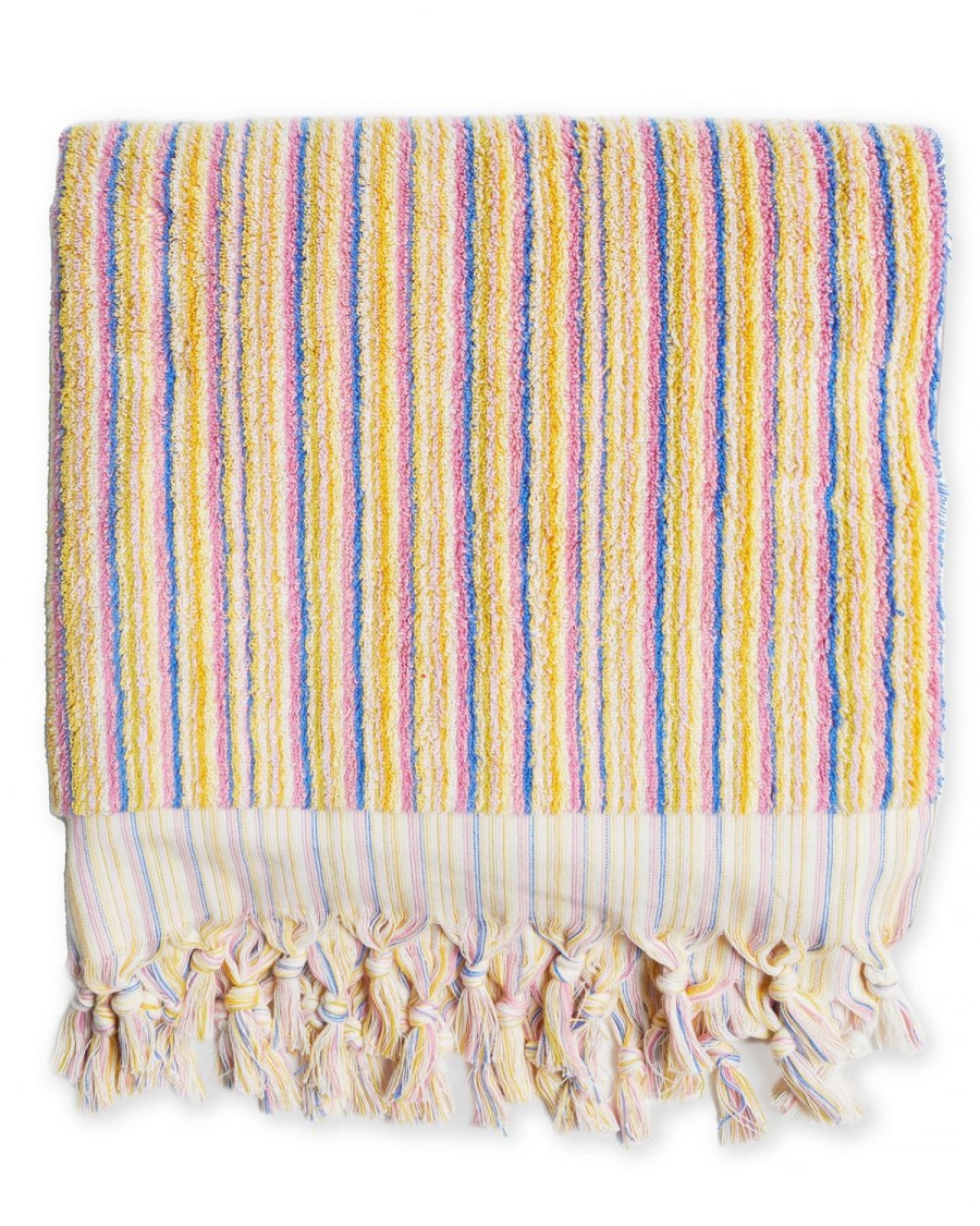 Homewares Kip&Co Towels | Candy Lane Fine Lines Turkish Bath Towel