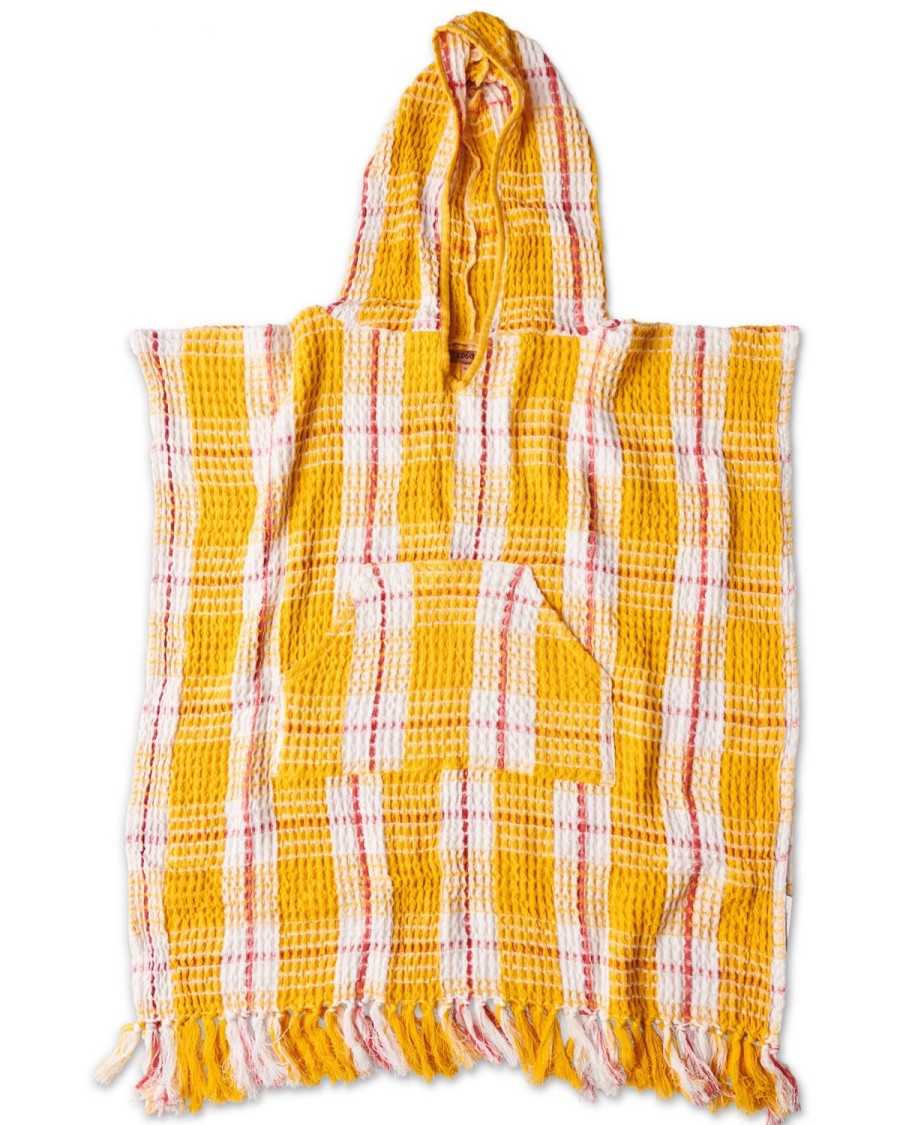 Apparel Kip&Co Swimwear | Lemon Meringue Kids Waffle Poncho