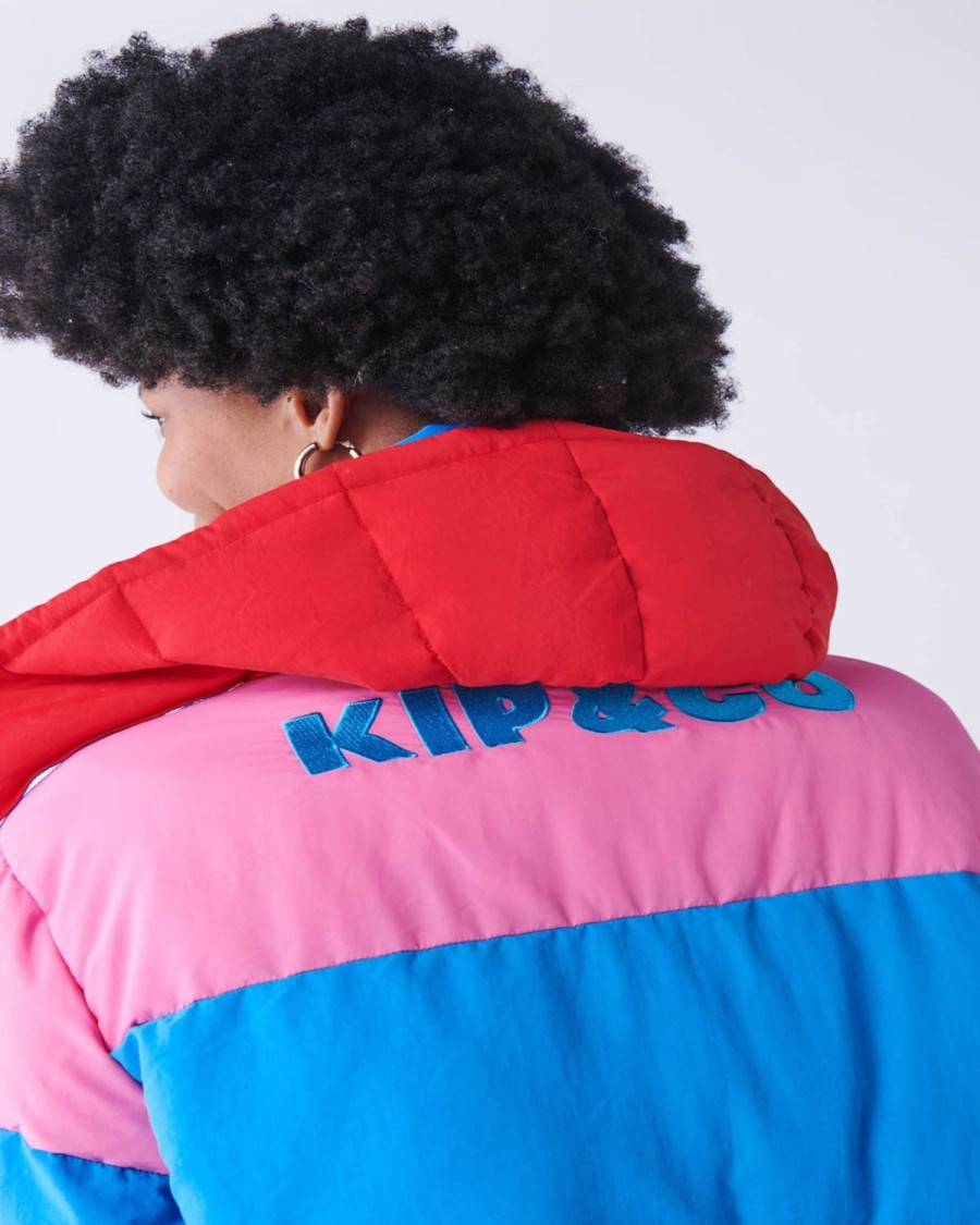 Apparel Kip&Co Knitwear & Jackets | Strawberry Pie Adult Puffa Jacket