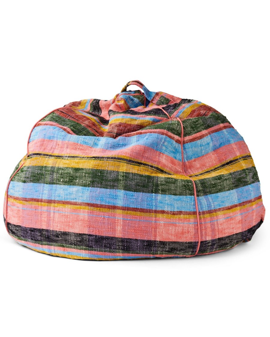 Homewares Kip&Co Beanbags & Floor Cushions | Sea Of Colour Tartan Beanbag