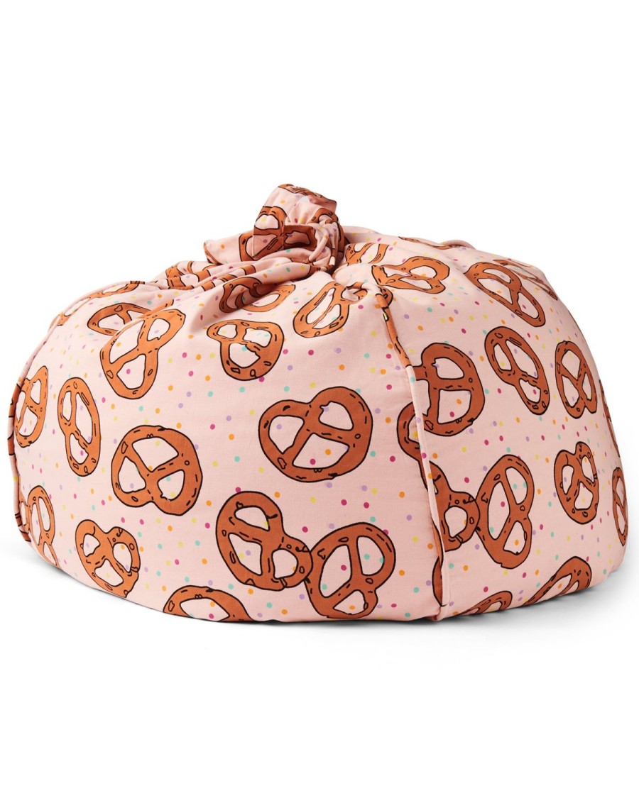 Homewares Kip&Co Beanbags & Floor Cushions | Pretzels Pink Beanbag