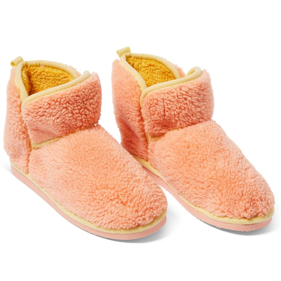 Apparel Kip&Co Adult Slippers & Boots | Peaches And Pineapples Boucle Adult Boot