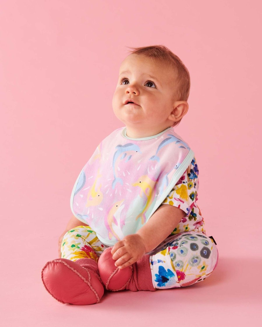 Baby Kip&Co | Dolphin Magic Organic Cotton Bib